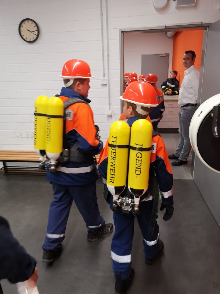 Atemschutzübung der Jugendfeuerwehr Geltow